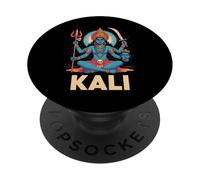 Maa Kali Hindu Goddess Trishula & Sword Feminine Devotional PopSockets Adhesive PopGrip