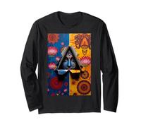 Maa Kali Surreal Hindu Goddess Feminine Shakti Spiritual Art Long Sleeve T-Shirt