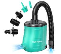 MAACOULD Electric Air Pump for Inflatables: Air Mattress Pump for Pool Floats Boat Balloons for Quick-Fill Inflator/Deflator - 400W 110V AC Inflator for Camping Travel Party Outdoor Home Summer (Gold)