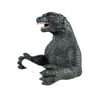 MAAFRI Dinosaur Monster Toilet Paper Holder, 100% Handmade Bathroom Wall Decor, Modern Design, Larger Capacity, Black