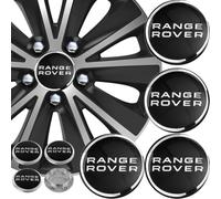 MAALLOP Wheel Emblem Badge Logo Stickers Waterproof, Dustproof, Anti-Rust, Car Hub Centre Caps, Compatible For R.ange Rover 63mm, Set of 4