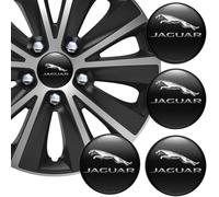MAALLOP Wheel Emblem Badge Logo Stickers Waterproof, Dustproof, Anti-Rust, Car Hub Centre Caps, Compatible For J.AGUAR 56mm