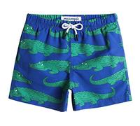 MaaMgic Little Boys' Beach Trunk Toddler Swim Shorts Animal Patterned Boardshorts Lightweight Beach Shorts Adjustable Waist Great for All Ages