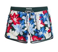 MaaMgic Mens 5" Short 70s 80s 90s Vintage Swim Trunks Quick Dry Bathing Suits Swimming Shorts Swimsuits Board Shorts,Showy Flowers,M