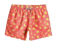 MaaMgic Mens Swimming Shorts Quick-Dry Swim Trunks Mesh Lining Board Shorts Water Repellent Surfing Bathing Beach Shorts with Pockets Orange Sesame Banana