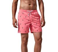 MaaMgic Men's Swimming Trunks Quick Dry Fit Performance Surfing Short with Pockets, 2glm-3, Small ( Waist:30''-32'' )