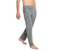 MaaMgic Men's Yoga Sweatpants Open Bottom Casual Running Athletic Jersey Pants with Pockets Light Grey