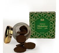 Maamoul Mubakhar Bakhoor by Dukhni | 40 grams Arabic Oud Bakhoor Incense | Earthy Floral Oudh Blend | Luxurious Bakhour for Prayer Time, To Relax & Meditate | Handmade Islamic Gifts for men & women