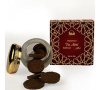Maamoul Ya Aini Bakhoor by Dukhni | 40 grams Arabic Oud Incense Bricks | Warm Woody Oudh Blend | Luxurious Bakhour for Prayer Time, To Relax & Meditate | Handmade Islamic Gifts for men & women
