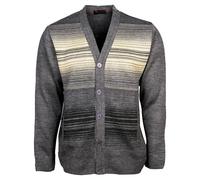 Maan Store Men’s V-Neck Knitted Cardigan Sweater Chunky Cable Knit, Long Sleeve, Button Front with Pockets, Warm Winter Knitwear Charcoal/M