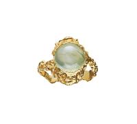 Maanesten Gudinde Ring 18 ct. Goldplated Silver 35353a-49 - Woman - 925 Sterling Silver Gold 49