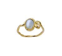 Maanesten Lorelei Ring 18 ct. Goldplated Silver 4820a-51 - Woman - 925 Sterling Silver Gold 51
