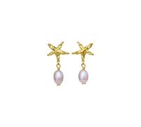 Maanesten Sandie Earrings 18 ct. Goldplated Silver 9874a - Woman - 925 Sterling Silver Gold
