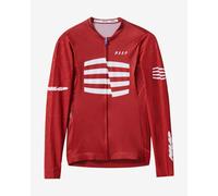 MAAP Sphere Pro Hex 2.0 Long Sleeve Jersey Scarlet Red White Womens - L
