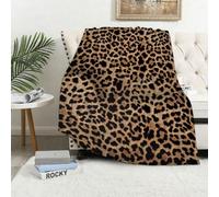 MAAPCHP Flannel Fleece Blanket Throws for Sofa Fluffy Blanket Bed Throw for Bedroom Leopard skin pattern design for print seamless work Blanket for Bed, Couch,Car 60x80in