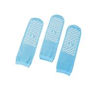 MAAS GLOBAL INC Slip Stop Safety Single Tread Slipper Socks | Non-Slip, Non-Skid Gripper Socks (3 Pair)