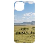 Maasai Mara Savannah Kenya Wildlife Landscape Scene Case for iPhone 15 Plus