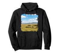 Maasai Mara Savannah Kenya Wildlife Landscape Scene Pullover Hoodie