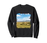 Maasai Mara Savannah Kenya Wildlife Landscape Scene Sweatshirt