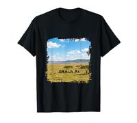 Maasai Mara Savannah Kenya Wildlife Landscape Scene T-Shirt