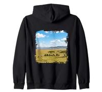 Maasai Mara Savannah Kenya Wildlife Landscape Scene Zip Hoodie