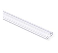 Maasechs 1 Pack Living Hinge for Golf Cart Windshield Piano Drum Shield Cuttable Clear PVC Living Hinge(24 Inch)