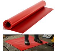 Maasechs 1 Pcs 20" x 20" Rubber Mat - Enough for 1000v Insulation, High Voltage Mat, Eye-Catching Red, Easy to Move to Any Area You Need Insulation, Strong and Durable