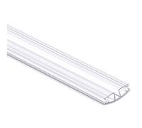 Maasechs 72 Inch Living Hinge for Golf Cart Windshield Piano Drum Shield Cuttable Clear PVC Living Hinge