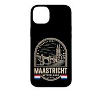 Maastricht Netherlands Cream Emblem Travel Souvenir Case for iPhone 14 Plus