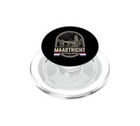 Maastricht Netherlands Cream Emblem Travel Souvenir PopSockets PopGrip for MagSafe