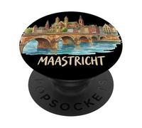 Maastricht Netherlands Holland Travel Souvenir City Gift PopSockets Adhesive PopGrip