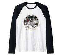 Maastricht Netherlands Travel Souvenir City Gift Raglan Baseball Tee