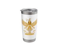 Maat Ancient Egyptian Goddess Balance Justice Stainless Steel Insulated Tumbler