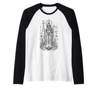 Maat Feather Truth Ancient Egyptian Balance Myth Art Raglan Baseball Tee