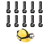 MABAHON 10PCS Headlamp Helmet Clips for Narrow-Edged Helmet Hard Hat torch
