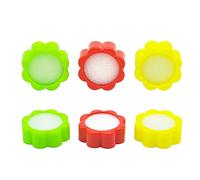 MABAHON 6pcs Finger Sponge Moisteners Device Finger Protection, Office Supply Round Fingertip Water Moisteners for Cashier Counting Cash Money