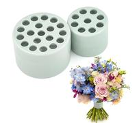 MABAHON Spiral Ikebana Stem Holder, Spiral Flower Sstem Holder, Spiral Stem Holder for Flowers, DIY Bouquet Twister Flower Stem Holder for Vases Decor, Flower Arranging Accessories (Green)