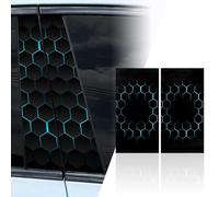 MABEIBEI 2 Pcs Car B-Pillar Decals for SsangYong Rexton 2017-2024, Car Window Pillar Decorative Sticker Decorative Window Side Door Trim,B