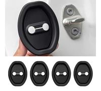 MABEIBEI 4pcs Car Door Lock Protector for VW Crafter 2017-, Car Silicone Door Lock Protective Cover Shock Absorption Car Door Protective Cover