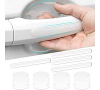 MABEIBEI 8 PCS Car Door Handle Protector for Ford Puma I 2019-2025 -, Anti-Scratches Door Side Handle Paint Guard Auto Cup Handle Paint Protection