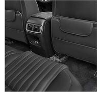 MABEINIU 2 Pcs Car Seat Back Anti Kick Pad for Honda Jazz IV Hatchback 2020-2024, Leather Car Seat Kick Mat Waterproof Back Seat Protector Car Seat Back Protector