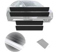MABEINIU 4 Pcs Car Door Sill Protector for VW Touran II 2015-2025 7-sitzer, Carbon Fiber Car Kick Plates Anti Scratch Threshold Cover Trim Stickers Welcome Pedal Decor