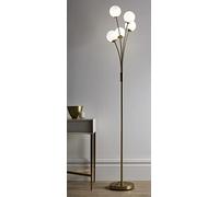 Mabel 5 Light Satin Brass Floor Lamp
