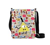 Mabel Gift Mystery Shack Cartoon Crossbody Bag Gravity F Cartoon Lovers Gift Bill Cipher Crossbody Bag (IT'S FUNNY HOW CB 2)