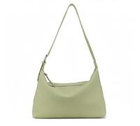 Mabel London Large Faux Leather Slouch Tote Bag for Women - Adjustable Shoulder Strap with Zip Pockets - Julia (Light Green)