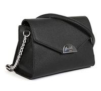 Mabel London PU Sling Multi Pockets Cross-Body Bag - Womens Faux Leather Shoulder Handbag - Cute Stylish & Elegant Design - Jessica (Black)