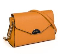 Mabel London Small Multi Pockets Sling Cross-Body Bag - Womens Faux Leather Shoulder Handbag - Cute Stylish & Elegant Design - Jessica (Deep Mustard)
