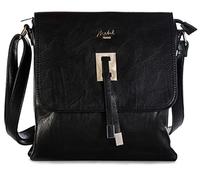 Mabel London - Women’s Cross Body Handbags - Trendy Long Shoulder Strap Messenger Bags in Various Styles - (Design 1 - Black)