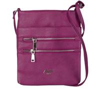 Mabel London - Women’s Small Cross Body Handbags - Trendy Messenger Long Shoulder Strap Handbag (Deep Purple)
