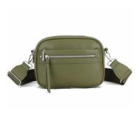 Mabel London Womens Cross-body Shoulder Camera Handbag in Various Styles - Quilted, Plain, (Classic, Minimal, Tasseled with Adjustable Strap - Mia Green (Large)